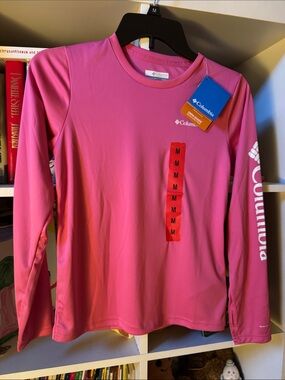 Child’s Columbia Hot Pink Long Sleeve Sun Shirt NWT